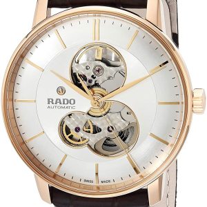 Rado Herrklocka R22895025 Coupole Silverfärgad/Läder Ø41 mm