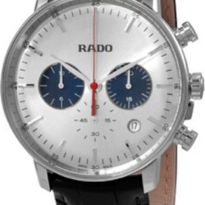 Rado Herrklocka R22910115 Coupole Silverfärgad/Läder Ø42 mm