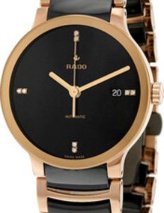 Rado Herrklocka R30036712 Centrix Svart/Roséguldstonat stål Ø38 mm