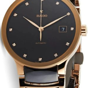 Rado Herrklocka R30036752 Centrix Brun/Roséguldstonat stål Ø38 mm