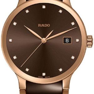 Rado Herrklocka R30554724 Centrix Brun/Keramik Ø38 mm