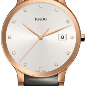 Rado Herrklocka R30554762 Centrix Silverfärgad/Roséguldstonat stål