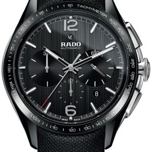 Rado Herrklocka R32121155 Hyperchrome Svart/Läder Ø45 mm