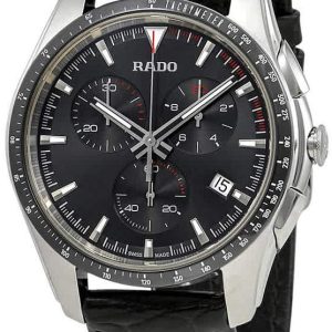 Rado Herrklocka R32259156 Hyperchrome Svart/Läder Ø45 mm