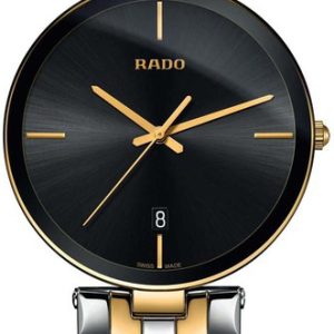 Rado Herrklocka R48867153 Florence Svart/Gulguldtonat stål Ø38 mm