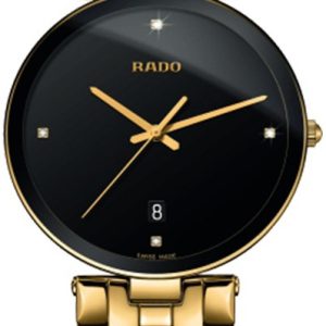 Rado Herrklocka R48867714 Florence Svart/Gulguldtonat stål Ø38 mm