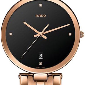 Rado Herrklocka R48889714 Florence Svart/Roséguldstonat stål Ø38 mm