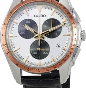 Rado Hyperchrome Herrklocka R32259105 Silverfärgad/Läder Ø45 mm