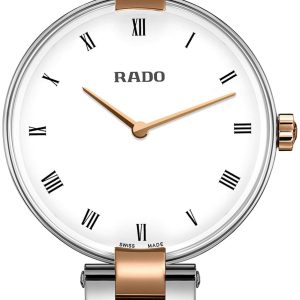 Rado R22850023 Coupole Vit/Roséguldstonat stål Ø33 mm