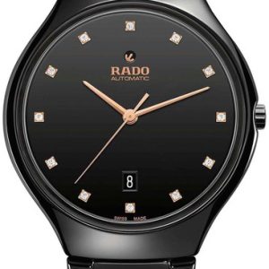 Rado R27113722 True Svart/Keramik Ø40 mm