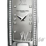 raymond weil damklocka 1500-st1-00685 shine silverfärgad/stål 44x19