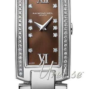 Raymond Weil Damklocka 1500-ST1-00775 Shine Brun/Stål 44x19 mm