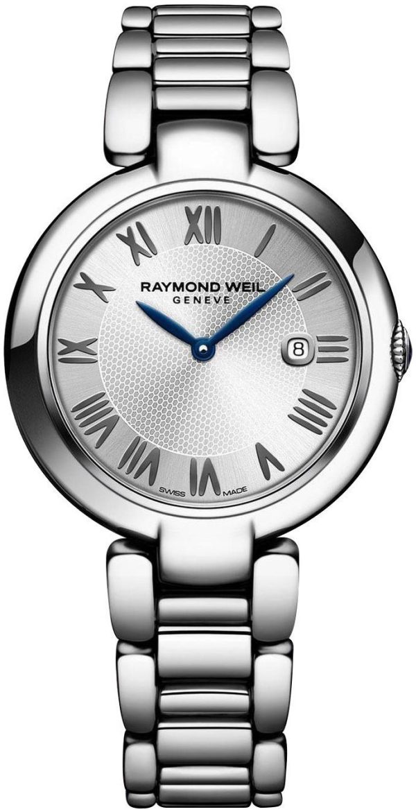 raymond weil damklocka 1600-st-re659 shine silverfärgad/stål ø32 mm