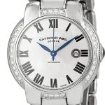 raymond weil damklocka 2629-sts-01659 jasmine silverfärgad/stål