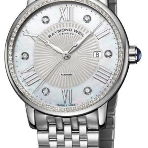 Raymond Weil Damklocka 2637-STS-00966 Maestro Vit/Stål Ø30 mm