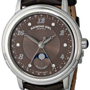 Raymond Weil Damklocka 2739-L2-05785 Raymond Maestro Brun/Läder Ø36