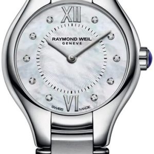 Raymond Weil Damklocka 5124-ST-00985 Raymond Noemia Vit/Stål Ø24 mm