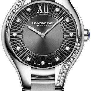 Raymond Weil Damklocka 5132-S1S-60181 Noemia Grå/Stål Ø32 mm