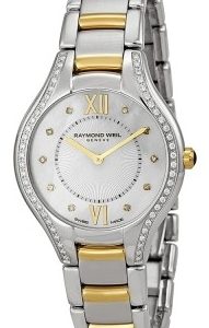 Raymond Weil Damklocka 5132-SPS-00985 Raymond Noemia Vit/Gulguldtonat