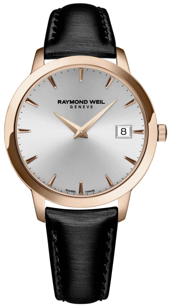 raymond weil damklocka 5388-pc5-65001 toccata silverfärgad/satin