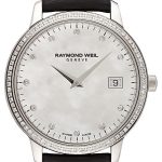 raymond weil damklocka 5388-sls-97081 toccata vit/satin ø34 mm