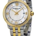 raymond weil damklocka 5391-sps-00995 raymond tango vit/gulguldtonat