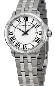 Raymond Weil Damklocka 5391-ST-00300 Raymond Tango Vit/Stål Ø28 mm