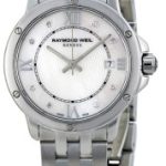 raymond weil damklocka 5391-st-00995 raymond tango vit/stål ø28 mm