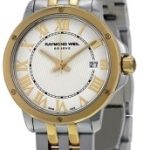 raymond weil damklocka 5391-stp-00308 raymond tango vit/gulguldtonat