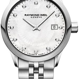 Raymond Weil Damklocka 5629-ST-97081 Freelancer Vit/Stål Ø29 mm