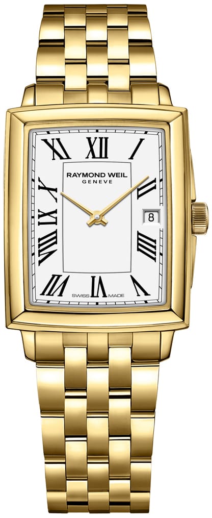 Raymond Weil Damklocka 5925-P-00300 Toccata Vit/Gulguldtonat stål