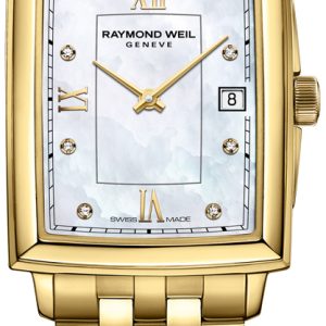 Raymond Weil Damklocka 5925-P-00995 Toccata Vit/Gulguldtonat stål