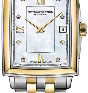 Raymond Weil Damklocka 5925-STP-00995 Toccata Vit/Gulguldtonat stål