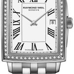 raymond weil damklocka 5925-sts-00300 toccata vit/stål
