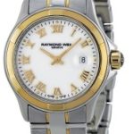 raymond weil damklocka 9460-sg-00308 parsifal vit/stål ø28 mm
