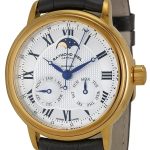 raymond weil herrklocka 12849-g-00659 maestro silverfärgad/läder