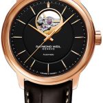 raymond weil herrklocka 2227-pc5-20021 maestro svart/läder ø40 mm