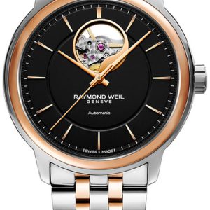 Raymond Weil Herrklocka 2227-SP5-20021 Maestro Svart/Roséguldstonat