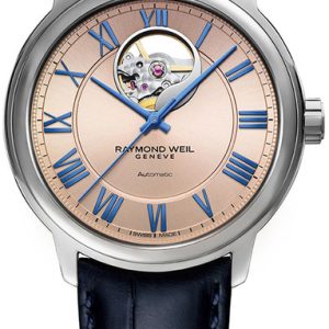 Raymond Weil Herrklocka 2227-STC-00808 Maestro Rosa/Läder Ø40 mm