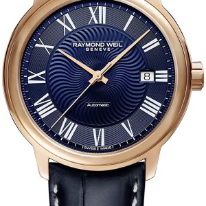 Raymond Weil Herrklocka 2237-PC5-00508 Maestro Blå/Läder Ø39.5 mm