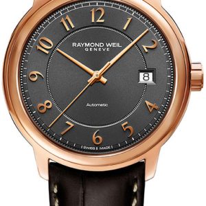 Raymond Weil Herrklocka 2237-PC5-05608 Maestro Grå/Läder Ø40 mm