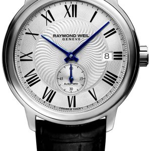 Raymond Weil Herrklocka 2238-STC-00659 Maestro Silverfärgad/Läder