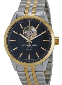 Raymond Weil Herrklocka 2710-STP-20021 Freelancer Svart/Gulguldtonat