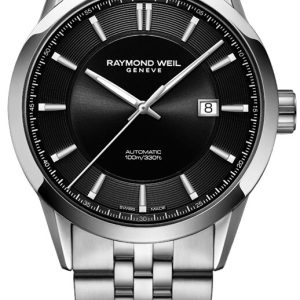 Raymond Weil Herrklocka 2731-ST-20001 Freelancer Svart/Stål Ø42 mm