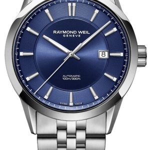 Raymond Weil Herrklocka 2731-ST-50001 Freelancer Blå/Stål Ø42 mm