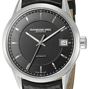 Raymond Weil Herrklocka 2740-STC-20021 Freelancer Svart/Läder Ø42.5