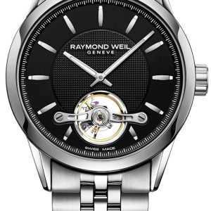 Raymond Weil Herrklocka 2780-ST-20001 Freelancer Svart/Stål Ø42.5 mm