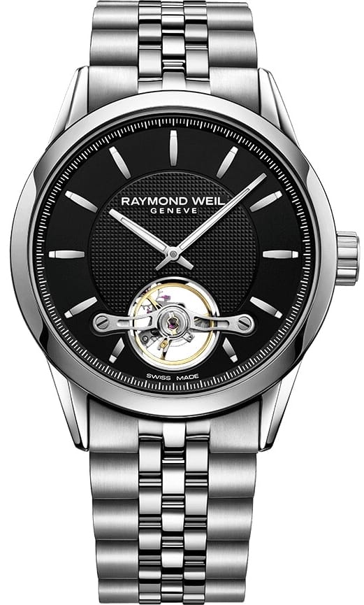 Raymond Weil Herrklocka 2780-ST-20001 Freelancer Svart/Stål Ø42.5 mm