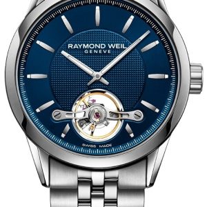 Raymond Weil Herrklocka 2780-ST-50001 Freelancer Blå/Stål Ø42.5 mm