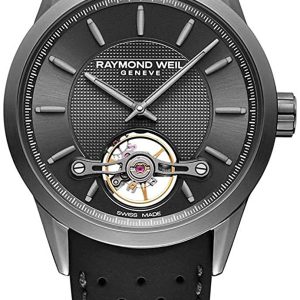 Raymond Weil Herrklocka 2780-TIR-60001 Freelancer Svart/Gummi Ø42 mm